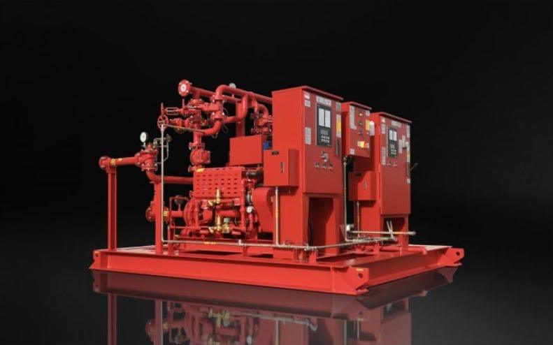 Packaged pump set